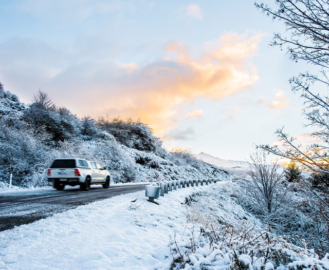 Drive Up Coronet Peak Ski Area in Queenstown
