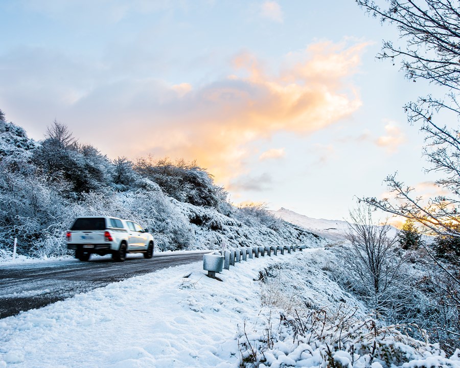 Drive Up Coronet Peak Ski Area in Queenstown