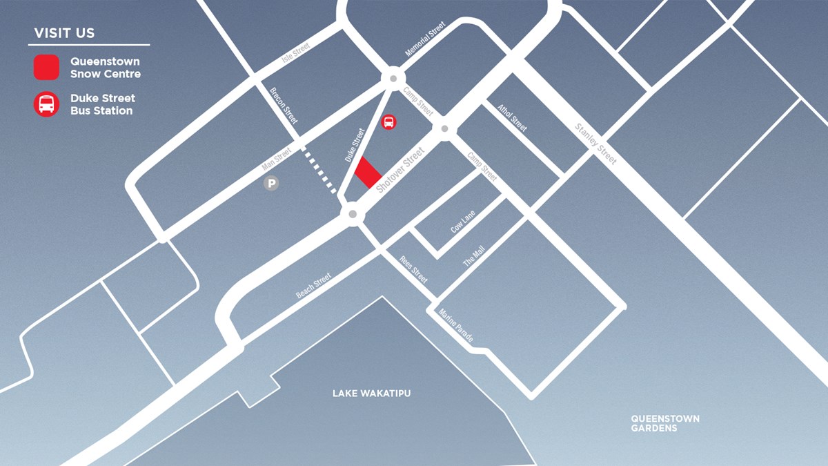 Queenstown Snow Centre Map
